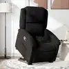 Image de Fauteuil Inclinable Noir Velours Vidaxl