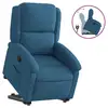 Image de Vidaxl fauteuil inclinable bleu velours