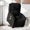 Image de Fauteuil De Massage Inclinable Noir Velours Vidaxl