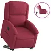 Image de Fauteuil Inclinable Électrique Rouge Bordeaux Velours Vidaxl