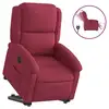 Image de Vidaxl fauteuil inclinable électrique rouge bordeaux velours