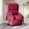 Image de Fauteuil Inclinable De Massage Électrique Rouge Bordeaux Vidaxl