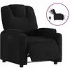 Image de Fauteuil Inclinable Électrique Noir Tissu Vidaxl