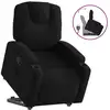 Image de Vidaxl fauteuil inclinable noir tissu