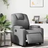 Image de Fauteuil Inclinable Électrique Gris Similicuir Vidaxl