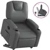 Image de Vidaxl fauteuil inclinable gris similicuir
