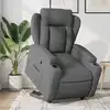 Image de Fauteuil Inclinable Gris Foncé Tissu Vidaxl