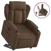 Image de Vidaxl fauteuil inclinable marron tissu
