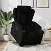 Image de Fauteuil Inclinable Électrique Noir Tissu Vidaxl
