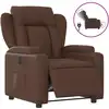 Image de Fauteuil Inclinable Électrique Marron Similicuir Vidaxl