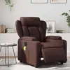 Image de Fauteuil De Massage Inclinable Électrique Marron Similicuir Vidaxl