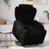 Image de Fauteuil Inclinable Noir Similicuir Vidaxl