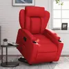 Image de Fauteuil Inclinable Rouge Similicuir Vidaxl