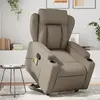 Image de Fauteuil Inclinable De Massage Cappuccino Similicuir Vidaxl
