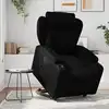 Image de Fauteuil Inclinable Électrique Noir Similicuir Vidaxl