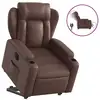 Image de Vidaxl fauteuil inclinable électrique marron similicuir