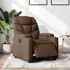 Image de Fauteuil Inclinable Électrique Marron Tissu Vidaxl