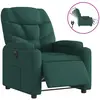 Image de Fauteuil Inclinable Électrique Vert Foncé Tissu Vidaxl
