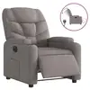 Image de Vidaxl fauteuil inclinable électrique taupe tissu
