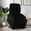 Image de Fauteuil Inclinable Noir Tissu Vidaxl