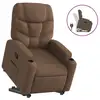 Image de Vidaxl fauteuil inclinable marron tissu