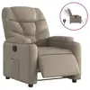 Image de Vidaxl fauteuil inclinable électrique cappuccino similicuir