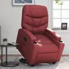 Image de Fauteuil Inclinable Rouge Bordeaux Similicuir Vidaxl