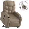 Image de Vidaxl fauteuil inclinable cappuccino similicuir