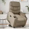 Image de Fauteuil Inclinable De Massage Cappuccino Similicuir Vidaxl