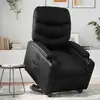 Image de Fauteuil Inclinable Électrique Noir Similicuir Vidaxl