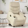 Image de Fauteuil Inclinable Électrique Crème Similicuir Vidaxl