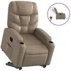 Image de Fauteuil Inclinable Électrique Cappuccino Similicuir Vidaxl
