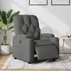 Image de Fauteuil Inclinable Électrique Gris Foncé Tissu Vidaxl