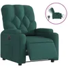 Image de Fauteuil Inclinable Électrique Vert Foncé Tissu Vidaxl