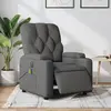 Image de Fauteuil Inclinable De Massage Électrique Gris Foncé Tissu Vidaxl