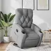 Image de Fauteuil Inclinable Gris Clair Tissu Vidaxl