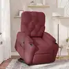Image de Fauteuil Inclinable Rouge Bordeaux Tissu Vidaxl
