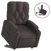 Image de Vidaxl fauteuil inclinable marron foncé tissu