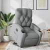 Image de Fauteuil Inclinable Électrique Gris Clair Tissu Vidaxl