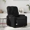 Image de Fauteuil Inclinable Électrique Noir Similicuir Vidaxl