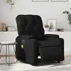Image de Fauteuil De Massage Inclinable Électrique Noir Similicuir Vidaxl