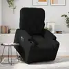 Image de Fauteuil Inclinable Électrique Noir Similicuir Vidaxl