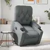 Image de Fauteuil Inclinable Électrique Gris Similicuir Vidaxl