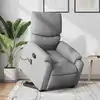 Image de Fauteuil De Massage Inclinable Gris Clair Tissu Vidaxl