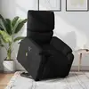 Image de Fauteuil De Massage Inclinable Noir Tissu Vidaxl