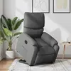 Image de Fauteuil Inclinable Électrique Gris Foncé Tissu Vidaxl
