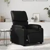 Image de Fauteuil Inclinable Électrique Noir Similicuir Vidaxl