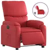 Image de Vidaxl fauteuil inclinable électrique rouge similicuir