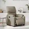 Image de Fauteuil Inclinable Électrique Cappuccino Similicuir Vidaxl