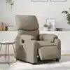Image de Fauteuil De Massage Inclinable Électrique Cappuccino Similicuir Vidaxl